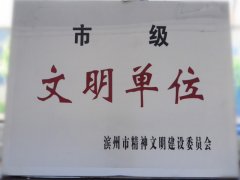 喜訊！公司榮獲“市級文明單位”稱號